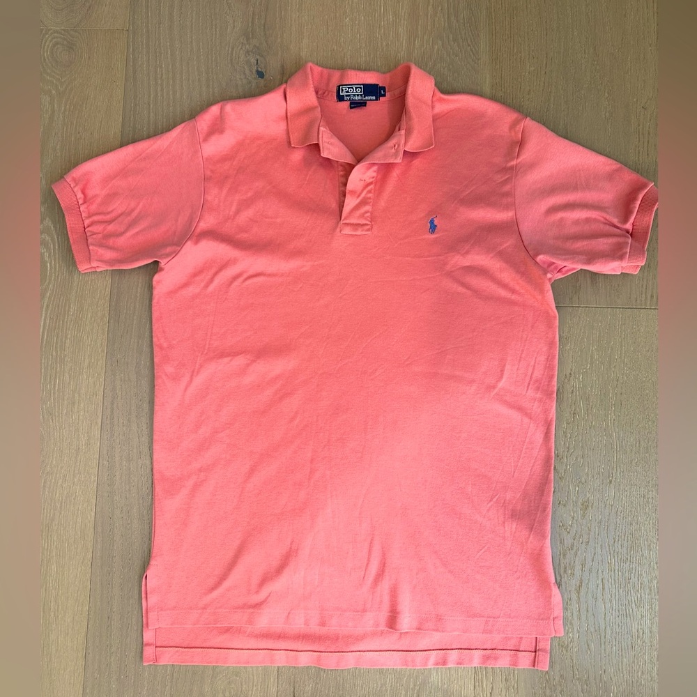 Polo by Ralph Lauren Salmon color size Large short sleeve